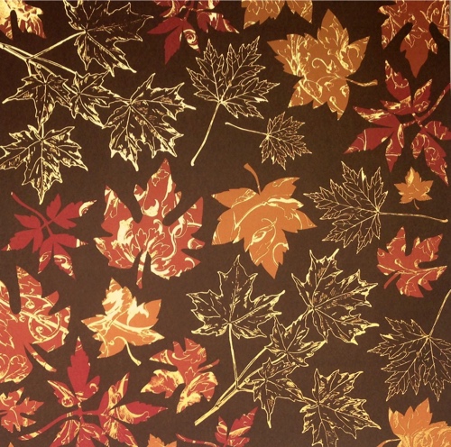 Autumn Leaves Scrapbooking Paper