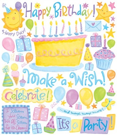Birthday Boy Scrapbooking Paper