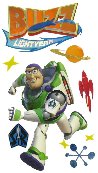 Buzz Lightyear 3D Large Disney Scrapbooking Sticke