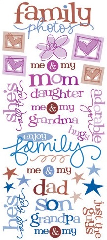 Family Tree Scrapbooking Paper Stickers Scrapbook Album
