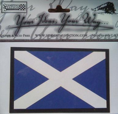 Scotland - Laser Cut Layered Scrapbooking Flag