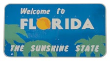 Florida Sign - Scrapbooking Die Cut