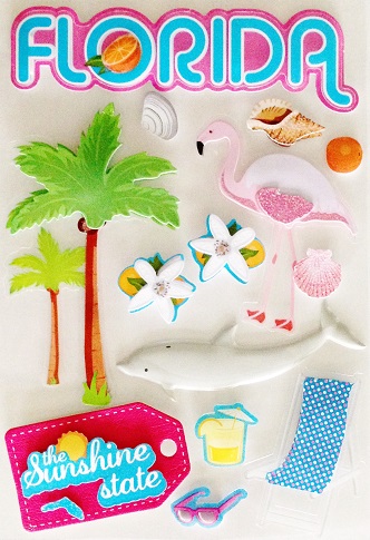 Florida scrapbooking paper Orlando scrapbook stickers