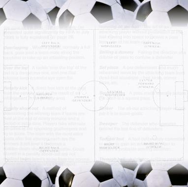 Footballs & Pitch - 12x12 Scrapbooking Paper