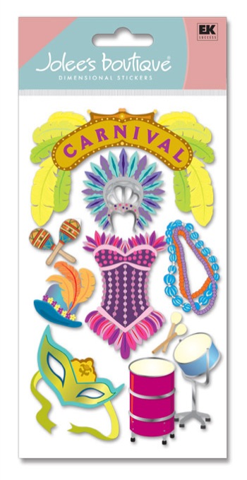 Carnival - Jolees 3D Scrapbooking Stickers