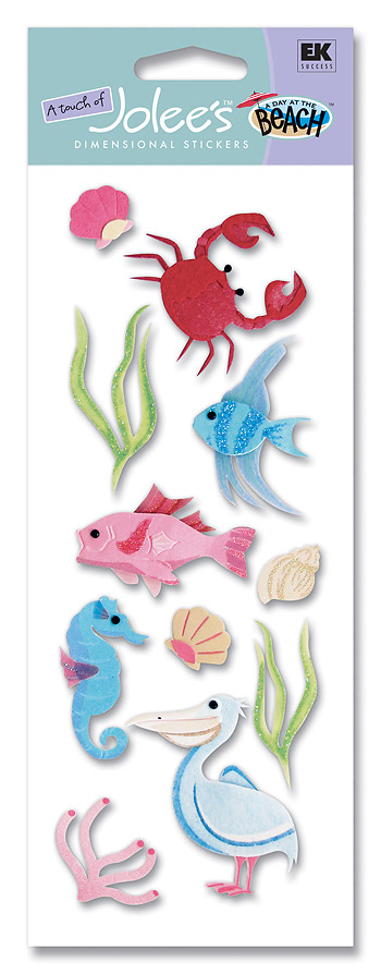 Sea Life South - Jolees Dimensional Scrapbooking Stickers