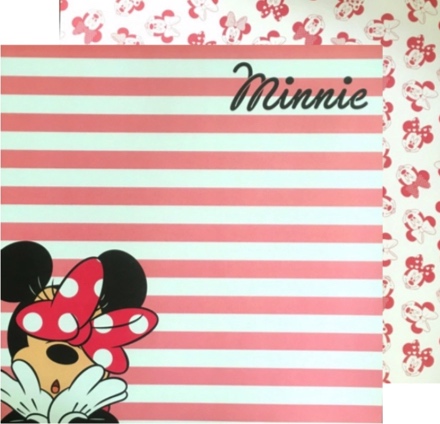 Mickey and Minnie Mouse Disney Scrapbooking paper