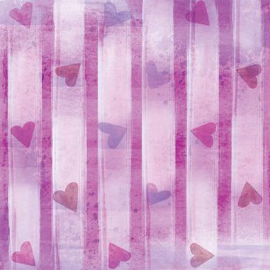 Purple Love - 12x12 Scrapbooking Paper