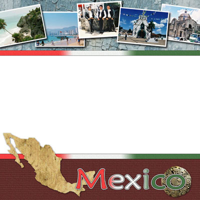 Mexico 1 - 12x12 Scrapbooking Paper
