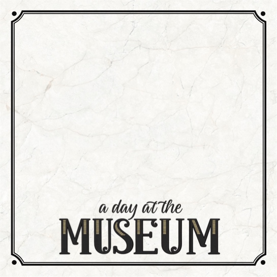 A Day at the Museum 12x12 Scrapbooking Paper