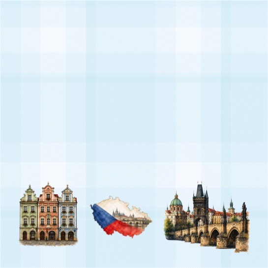Czechia Two 12x12 Scrapbooking Paper