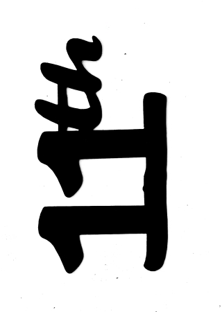 11th Scrapbooking Laser Cut Title