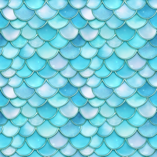 Mermaid Scales 12x12 Scrapbooking Paper