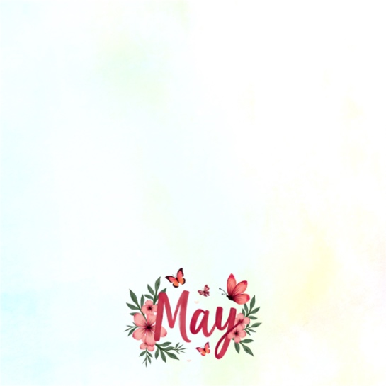 May 12x12 Scrapbooking Paper