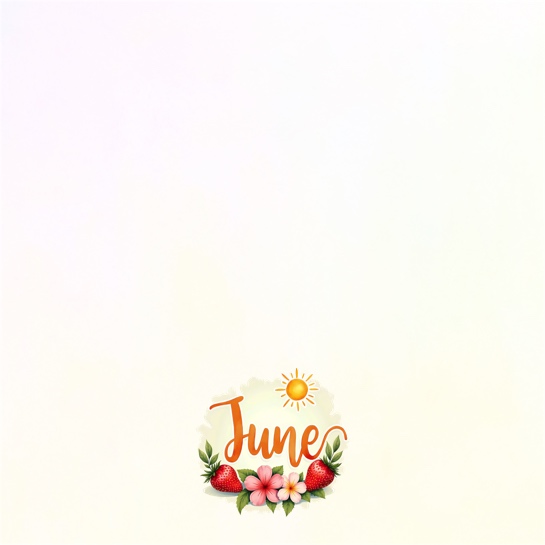 June 12x12 Scrapbooking Paper