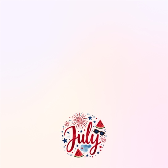 July 12x12 Scrapbooking Paper