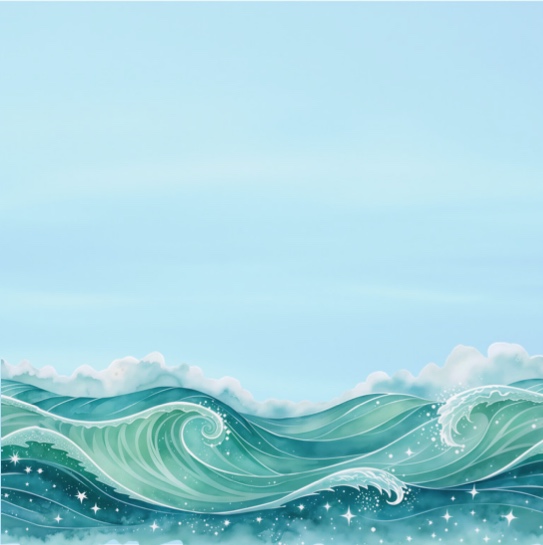 Waves 12x12 Scrapbooking Paper