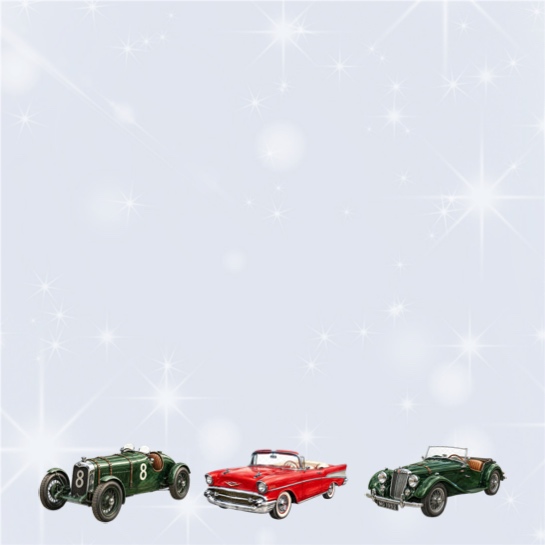 Classic Cars One 12x12 Scrapbooking Paper