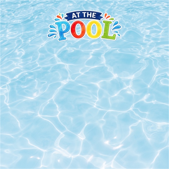 At the Pool 12x12 Scrapbooking Paper