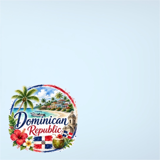 Dominican Republic 12x12 Scrapbooking Paper