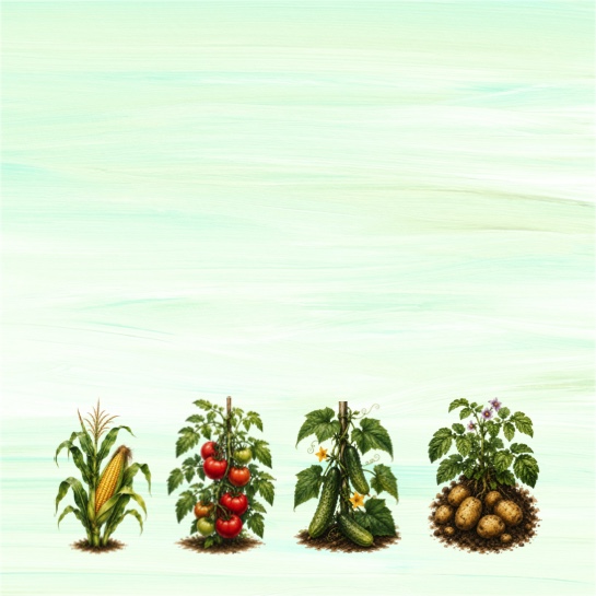 Vegetable Garden Two 12x12 Scrapbooking Paper