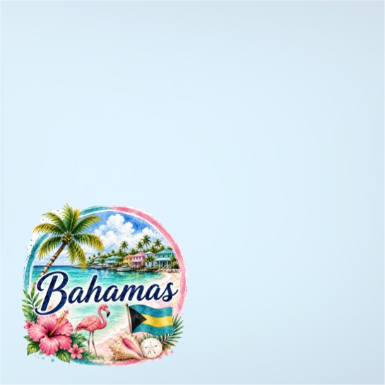 Bahamas 12x12 Scrapbooking Paper
