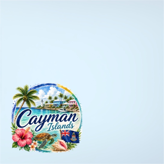 Cayman Islands 12x12 Scrapbooking Paper