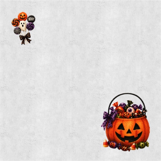 Halloween Sweets 12x12 Scrapbooking Paper
