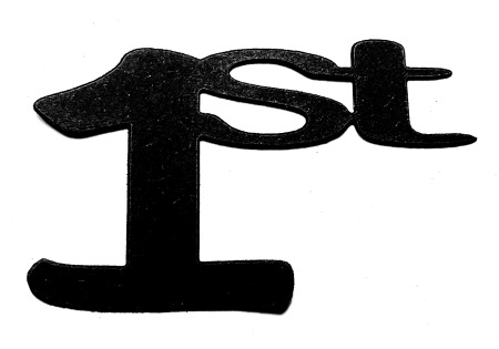 1st Scrapbooking Laser Cut Title