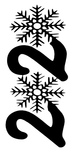 2020 Scrapbooking Laser Cut Title with Snowflakes