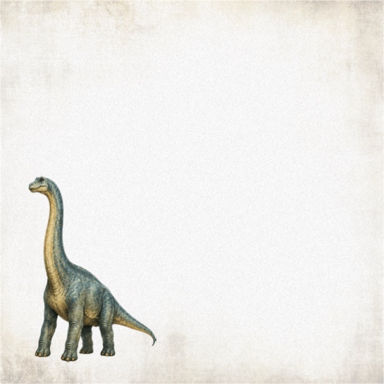 Brachiosaurus Dinosaur 12x12 Scrapbooking Paper