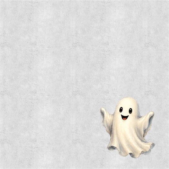 Ghost 12x12 Scrapbooking Paper