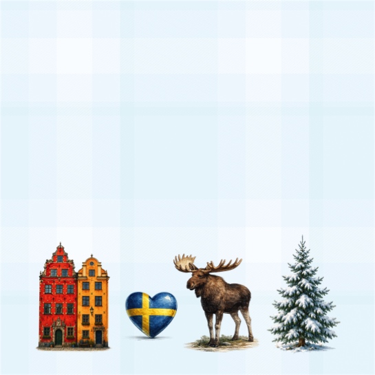Sweden Two 12x12 Scrapbooking Paper