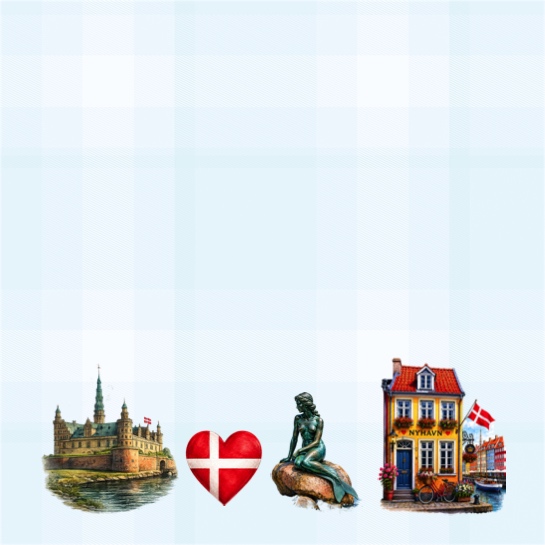 Denmark Two 12x12 Scrapbooking Paper