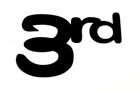 3rd Scrapbooking Laser Cut Title