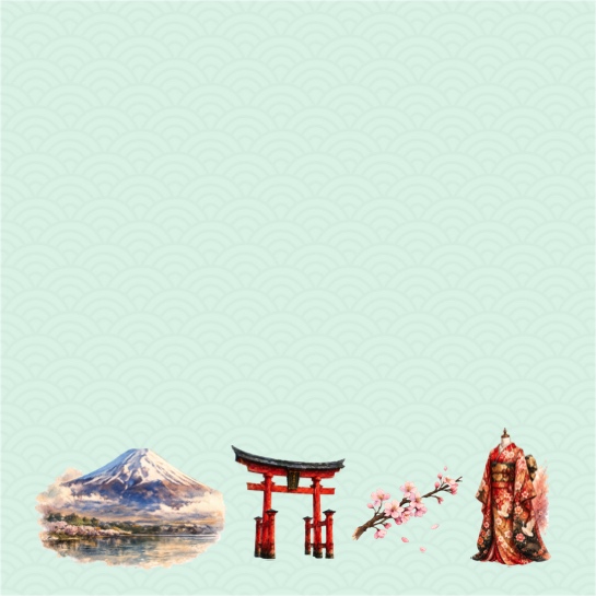 Japan Two 12x12 Scrapbooking Paper