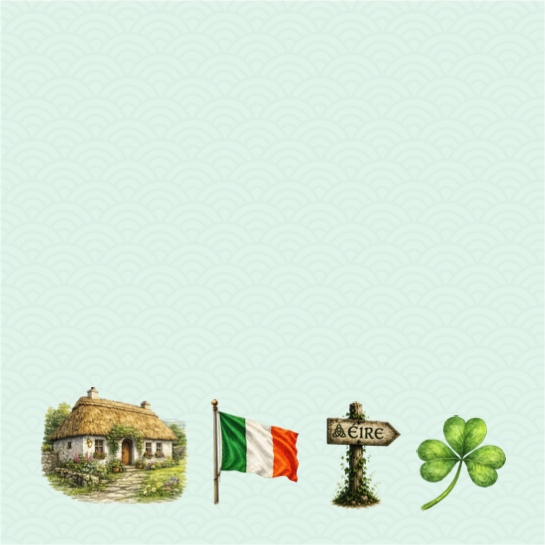 Ireland Sightseeing Two 12x12 Scrapbooking Paper