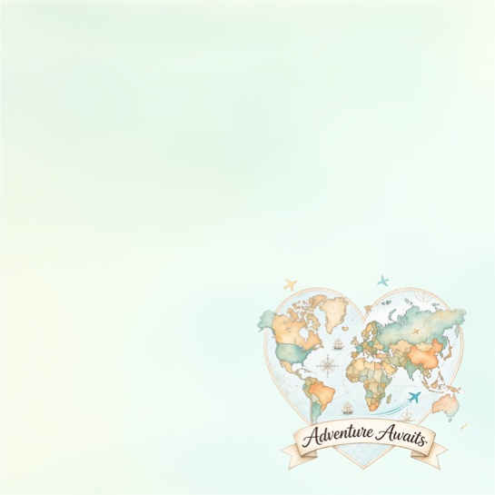 Adventure Awaits 12x12 Scrapbooking Paper