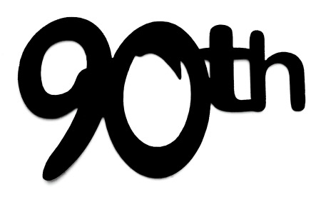 90th Scrapbooking Laser Cut Title