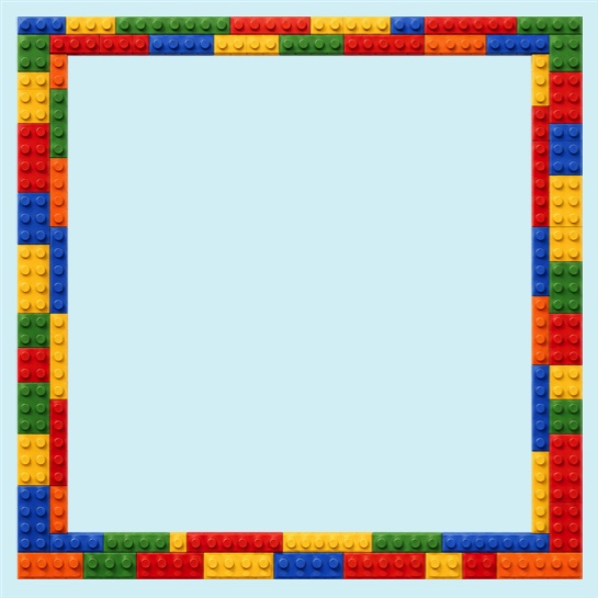 Lego Frame 12x12 Scrapbooking Paper