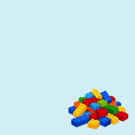 Lego Bricks 12x12 Scrapbooking Paper