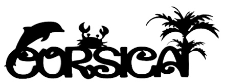 Corsica Scrapbooking Laser Cut Title with Icons