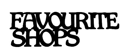 Favourite Shops Scrapbooking Laser Cut Title