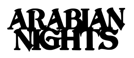 Arabian Nights Scrapbooking Laser Cut Title