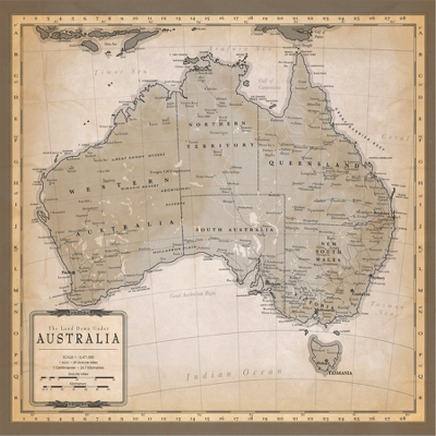 Australia Scrapbooking Paper