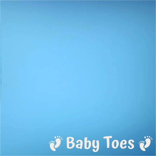 Baby Toes Blue 12x12 Scrapbooking Paper