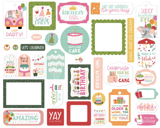 Birthday Wish Scrapbooking Ephemera