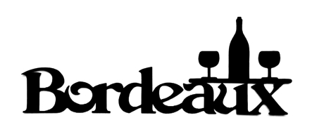 Bordeaux Scrapbooking Laser Cut Title with Wine and Table