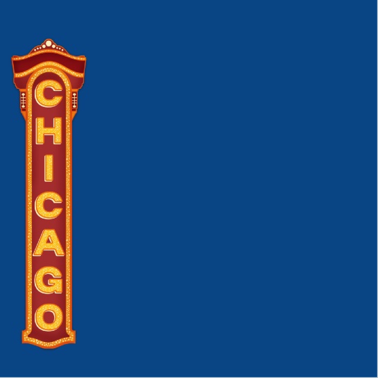 Chicago Sign 12x12 Scrapbooking Paper