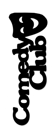 Comedy Club Scrapbooking Laser Cut Title with Face Mask